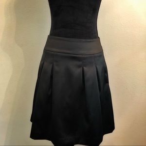 House House | Black Market A-line Satin Skirt